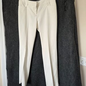 Express Cream Straight Leg Women's Pants